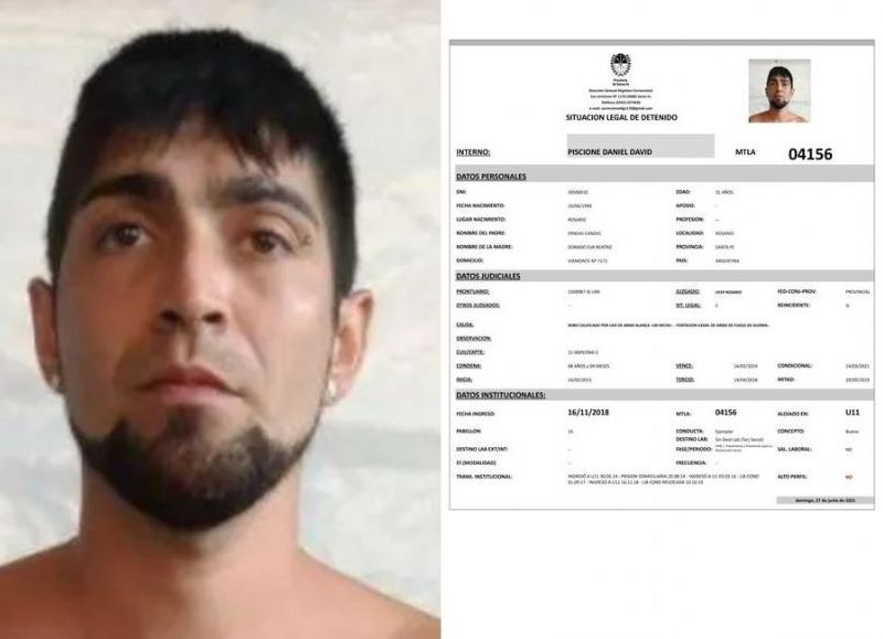 Rosario: se capturó a un evasor de la cárcel de Piñero