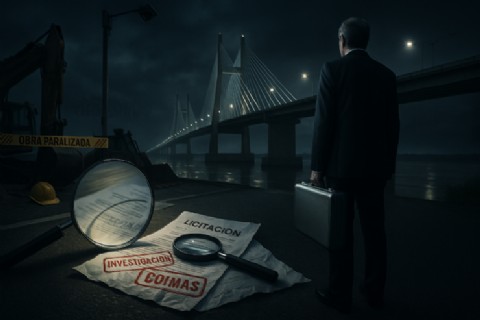 VIDEO | Pullaro le adjudica una megaobra a una empresa investigada por coimas y responde con agresiones políticas