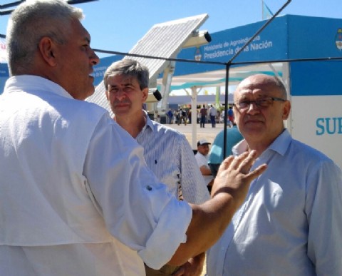 Cantard visitó Expoagro: "Es necesario que se declare la ley de emergencia en Santa Fe"