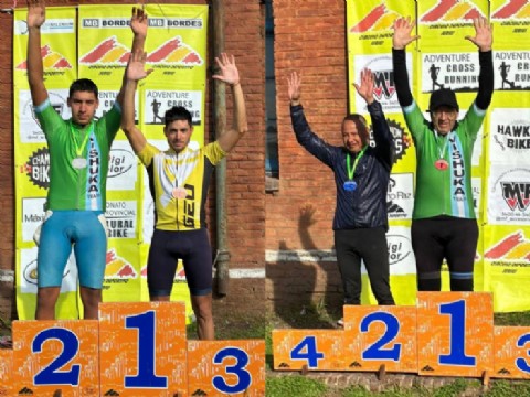 Ciclismo: el Team Aguilar brilló en Máximo Paz