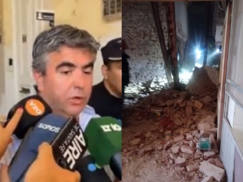 Derrumbe en el nosocomio: el director reporta el estado de salud de los obreros heridos