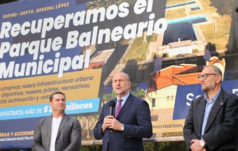 General López: Perotti habilitó la puesta en valor y las obras de remodelación del Parque Municipal de Rufino