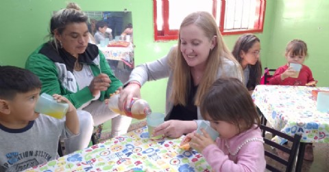 Rosario: se inauguró la obra de la cocina del CAF 20