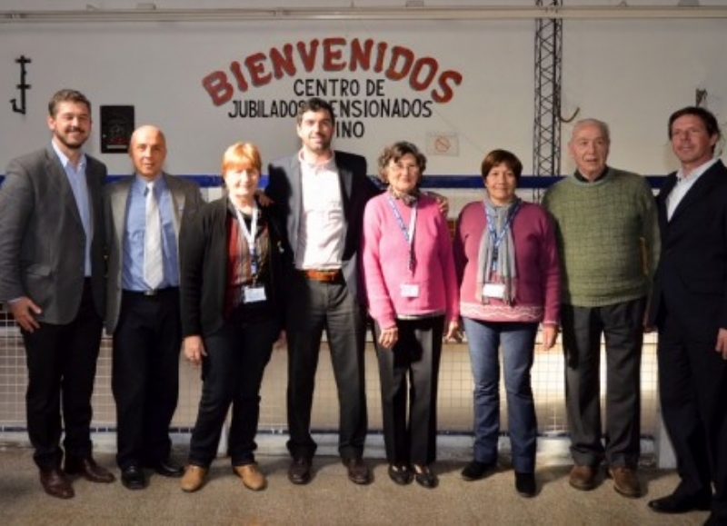 Basabilbaso participó de un encuentro con "Jubilados y Jóvenes Progresar" en Rufino
