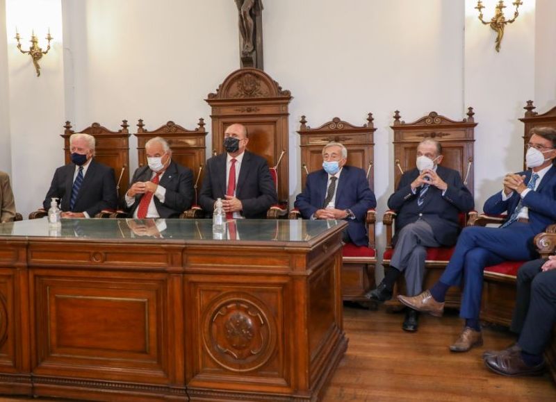 Omar Perotti participó del acto de apertura del año judicial en el Palacio de Tribunales
