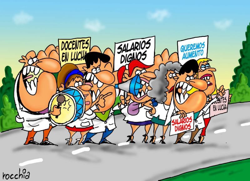 Pullaro castiga a los maestros con descuentos mientras crece el reclamo por salarios de miseria