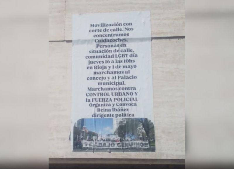 VIDEO | Marcha en Rosario: denuncian acoso y persecución policial a trabajadores callejeros y comunidades trans