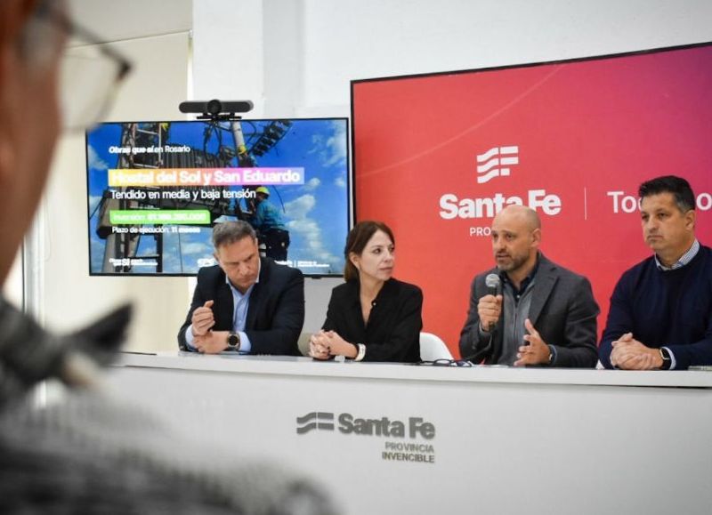 VIDEO | Rosario: la Provincia invertirá para modernizar y reforzar el sistema eléctrico de Hostal del Sol y San Eduardo